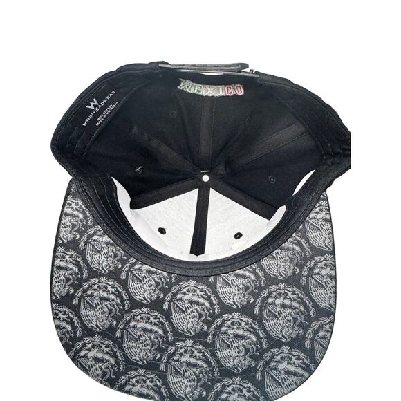 Wynn Headwear “MEXICO” Snapback Hat – Tricolor 3D Embroidery & Eagle Underbill - Picture 4 of 4
